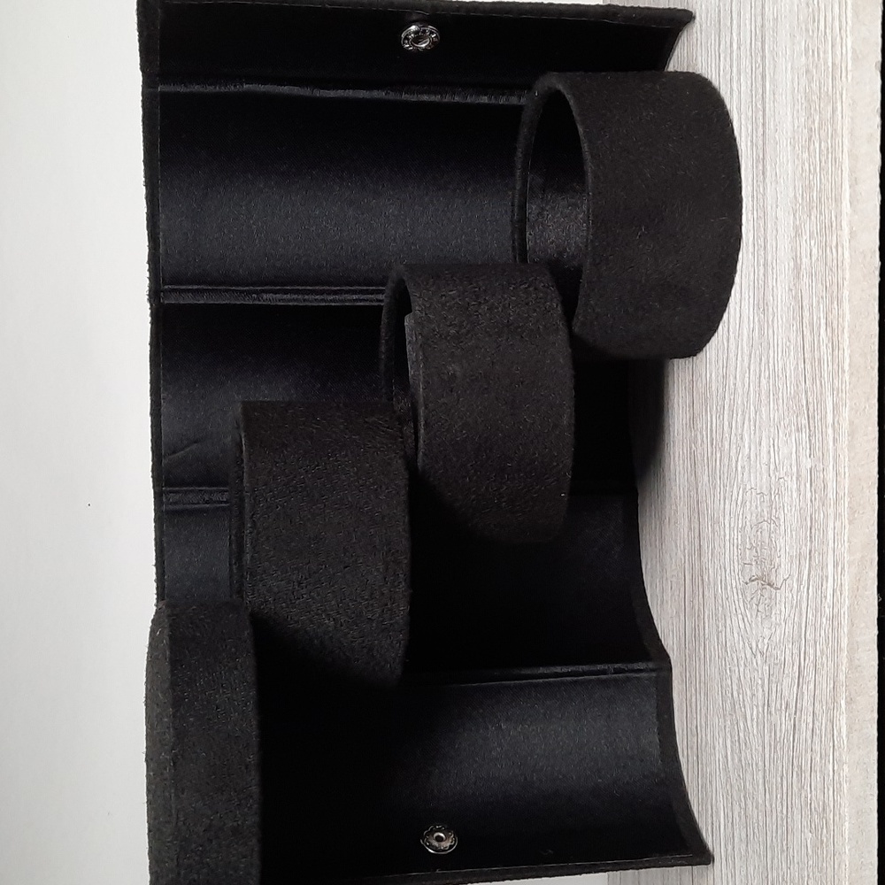 Jewelry Box Case Travel Black Traveling Compact Essential Accessories